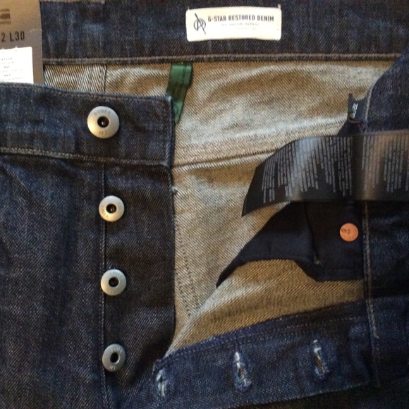 Men's G-Star Raw Jeans | Size 32 | Style 3301 Slim | 5 pockets | Button Fly - Picture 3 of 13